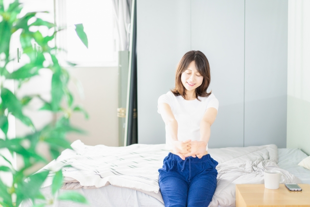 悩みが解消した女性