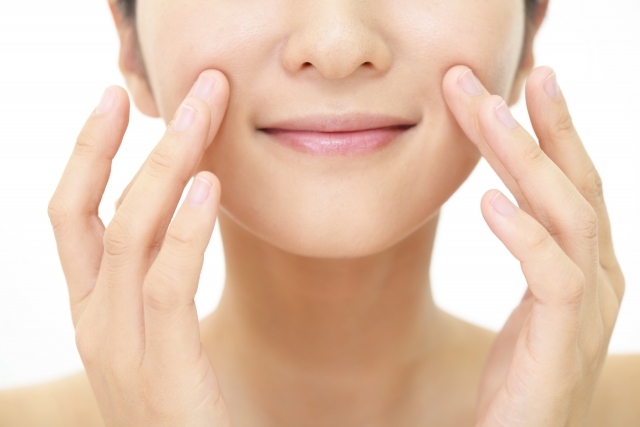 きれいな肌の女性